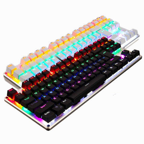 Anti-ghosting Backlit 87 LED Metal Wired Keyboard
