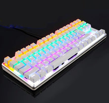Load image into Gallery viewer, Anti-ghosting Backlit 87 LED Metal Wired Keyboard