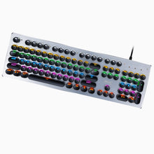Load image into Gallery viewer, Blue Switch Metal Panel Colorful Gaming Backlit Keyboard