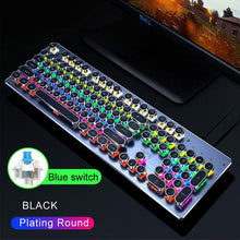 Load image into Gallery viewer, Blue Switch Metal Panel Colorful Gaming Backlit Keyboard