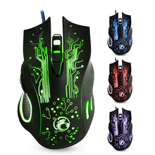 Load image into Gallery viewer, Gamer 5000DPi Optical USB Ergonomic Mouse