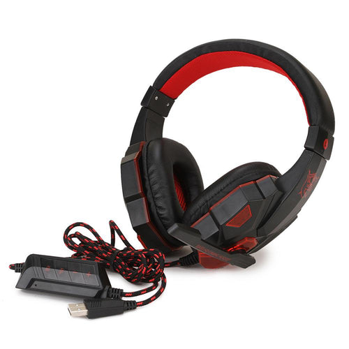 USB 7.1 Stereo Wired Gaming Headphones