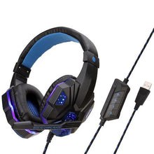 Load image into Gallery viewer, USB 7.1 Stereo Wired Gaming Headphones