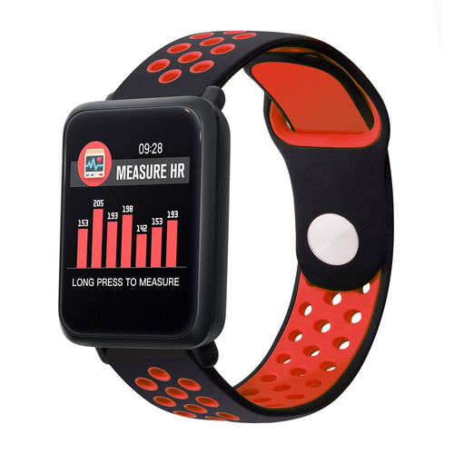 Waterproof IP68 Heart Rate Blood Pressure Monitor Smartwatch