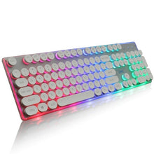 Load image into Gallery viewer, Backlit Gaming Keyboard USB Wired 104 keys Rainbow Illuminated